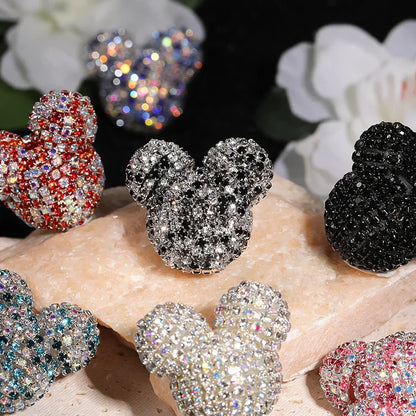 Color Mickey Head Rhinestone Chain Drill Ball Beaded