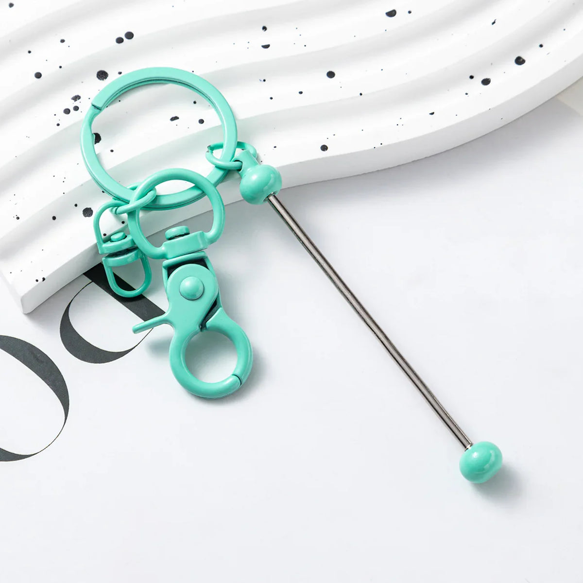 DIY Beaded Keychain Gradient Color Keychain | DIY Beadable Pen Craft Gift Idea