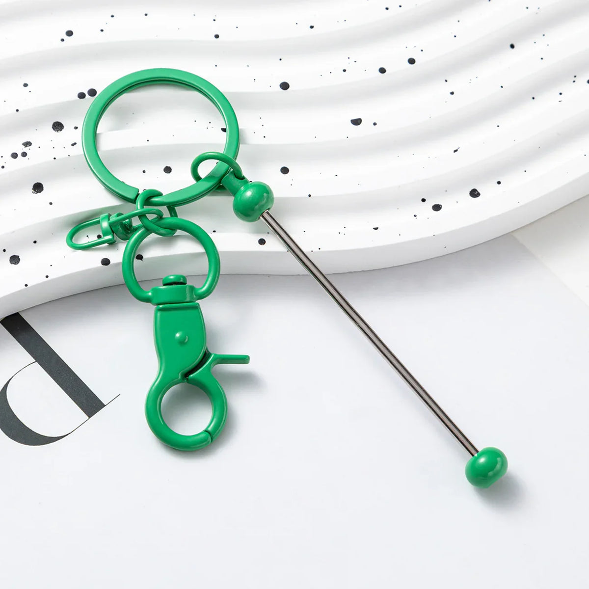 DIY Beaded Keychain Gradient Color Keychain | DIY Beadable Pen Craft Gift Idea