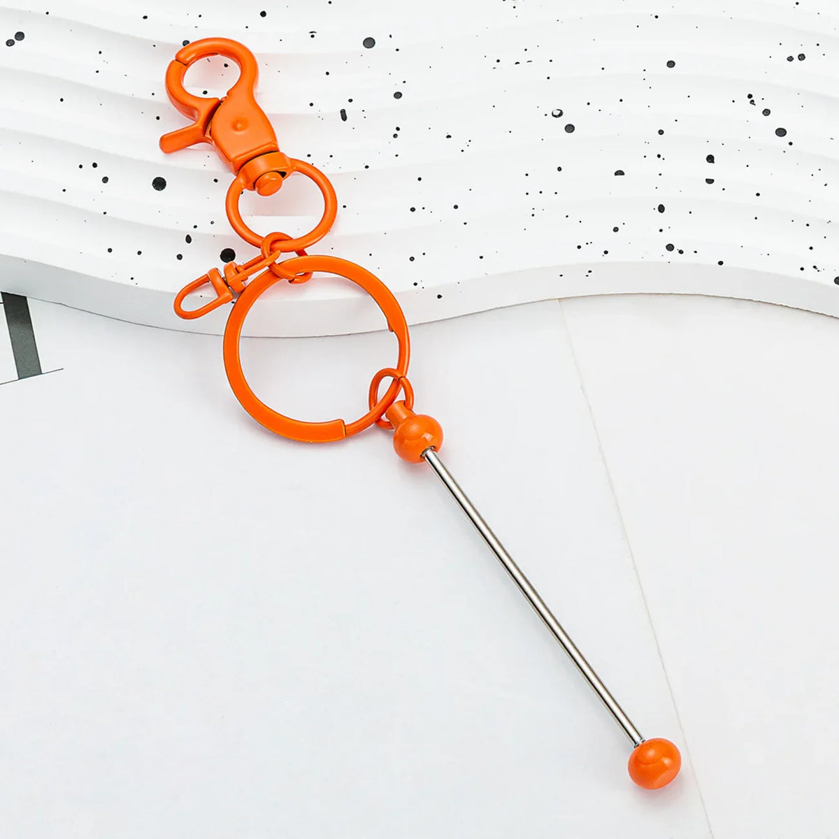 DIY Beaded Keychain Gradient Color Keychain | DIY Beadable Pen Craft Gift Idea