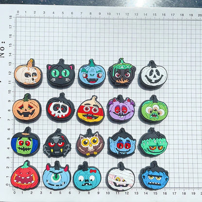 Cartoon Halloween Pumpkin Beaded Patch Focus Bead Jewelry