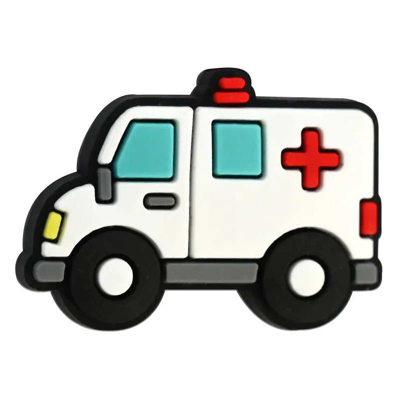 Medical Care Beads Soft Plastic Beads PVC Glue Beads | Silicone Focal Bead for DIY Keychain & Pen Wrap