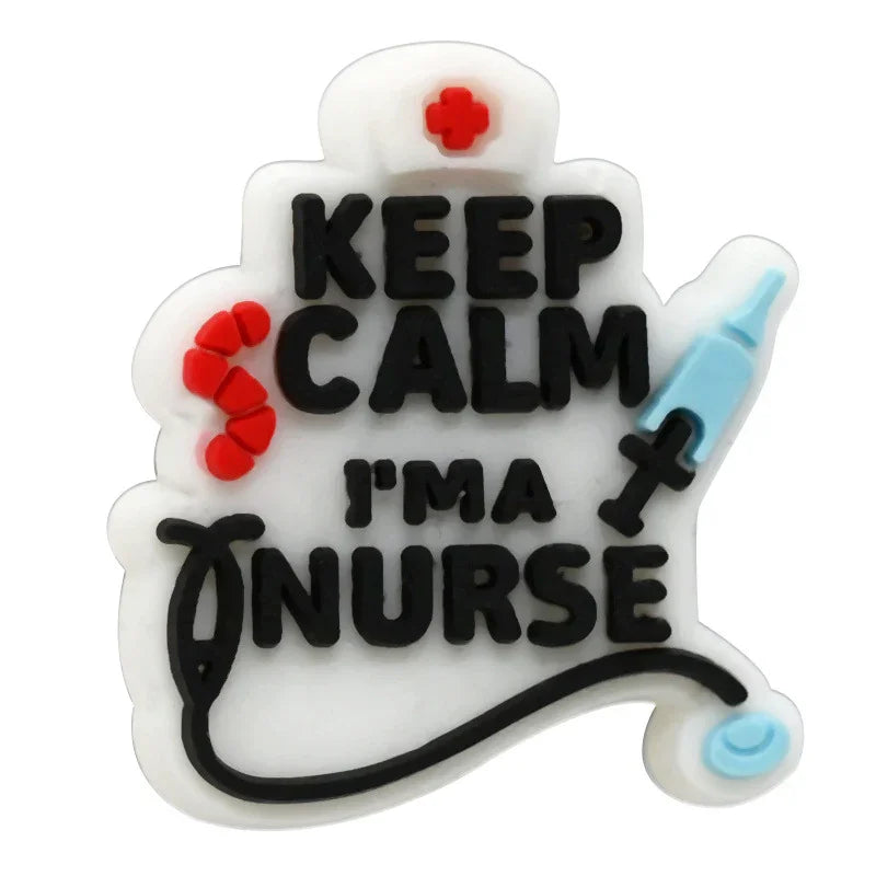 Medical Care Beads Soft Plastic Beads PVC Glue Beads | Silicone Focal Bead for DIY Keychain & Pen Wrap