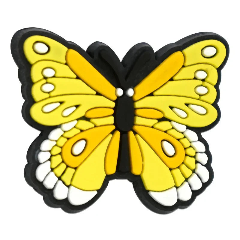 Colorful butterfly beaded DIY scattered beads | Silicone Focal Bead for DIY Keychain & Pen Wrap