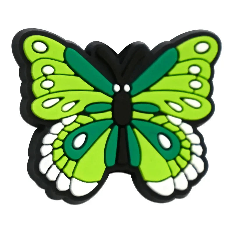Colorful butterfly beaded DIY scattered beads | Silicone Focal Bead for DIY Keychain & Pen Wrap