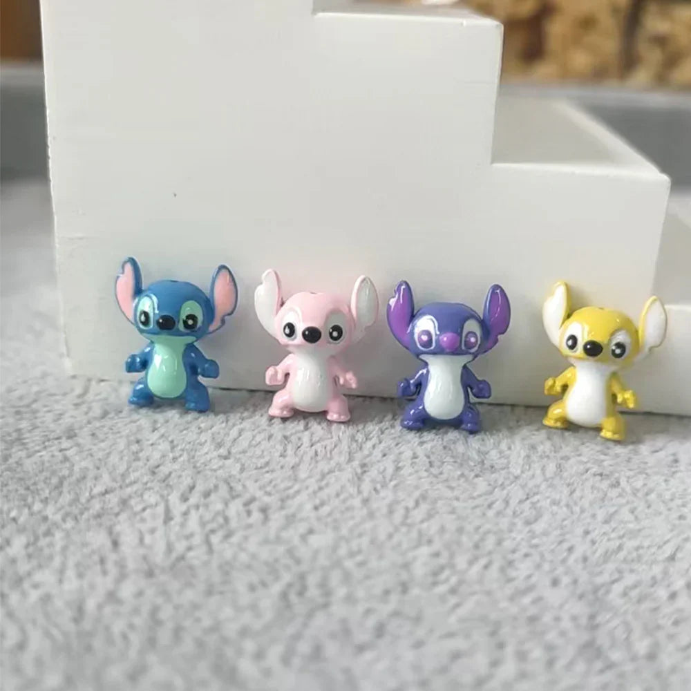 Cartoon Character Stitch Through-hole Alloy Accessories 3D | Acrylic Bead for DIY Bracelet Keychain Jewelry Making