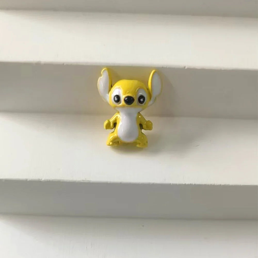 Cartoon Character Stitch Through-hole Alloy Accessories 3D | Acrylic Bead for DIY Bracelet Keychain Jewelry Making