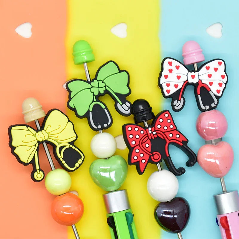Bowknot Medical Beads Silicone Focal - Beadable Cat