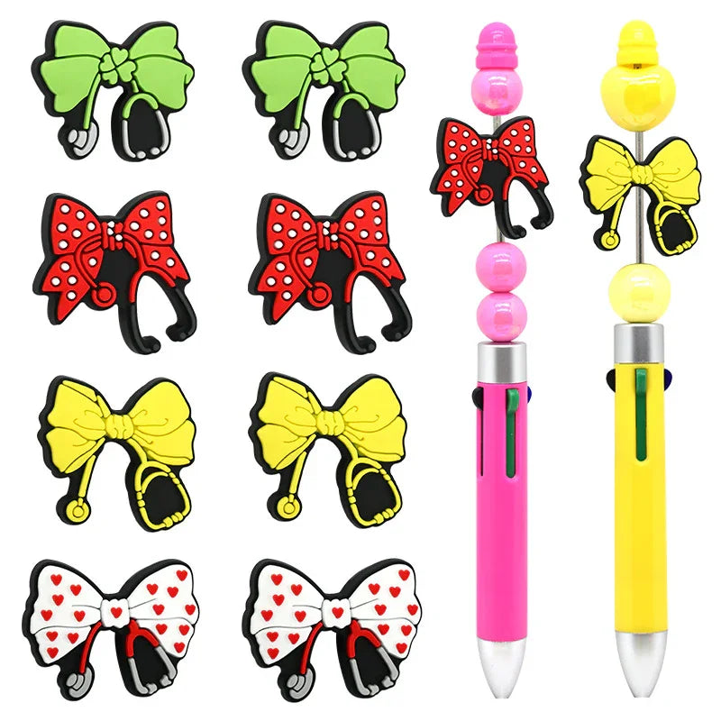Bowknot Medical Beads Silicone Focal - Beadable Cat