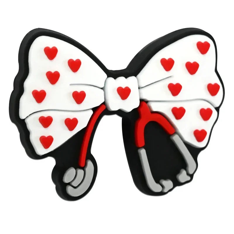Bowknot Medical Beads Silicone Focal - Beadable Cat