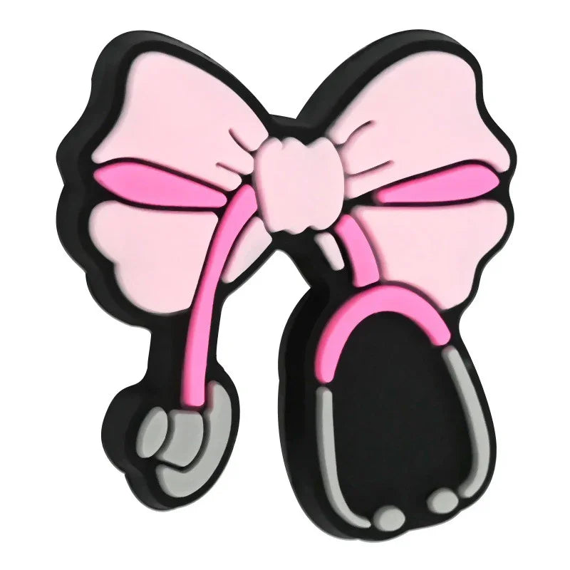 Bowknot Medical Beads Silicone Focal - Beadable Cat