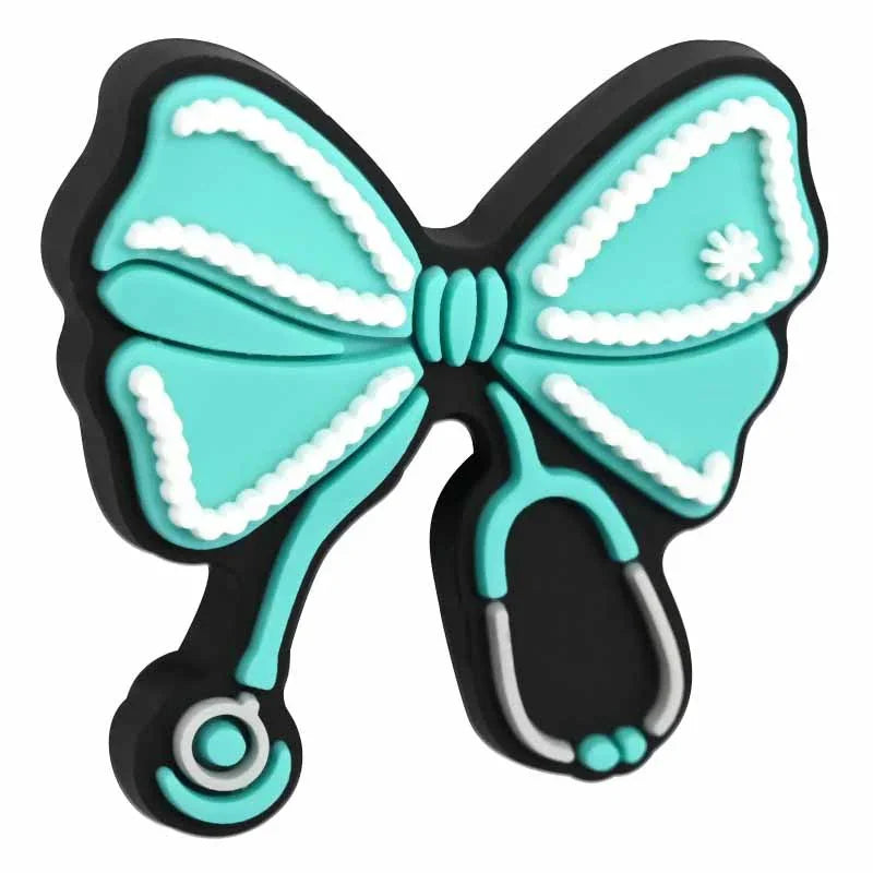 Bowknot Medical Beads Silicone Focal - Beadable Cat