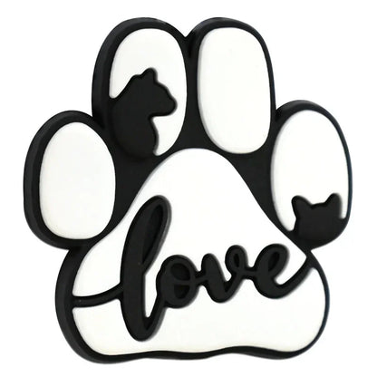 Dog Paw Print Creative Ballpoint Pen Silicone Focus Beads