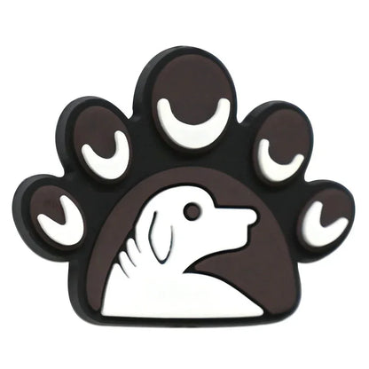 Dog Paw Print Creative Ballpoint Pen Silicone Focus Beads