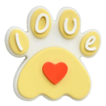 Dog Paw Print Creative Ballpoint Pen Silicone Focus Beads