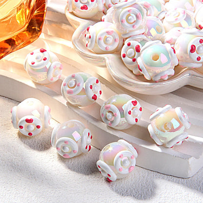 Heavy Oil Fruit Hand-painted Acrylic Beads