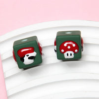 Christmas Green Beads Mario Mushroom