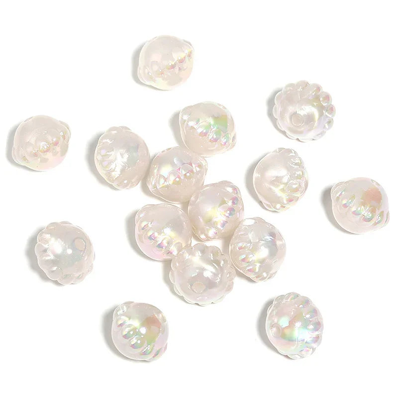 UV Coated Mysterious Planet Beads Acrylic Saturn Beads Loose Beads