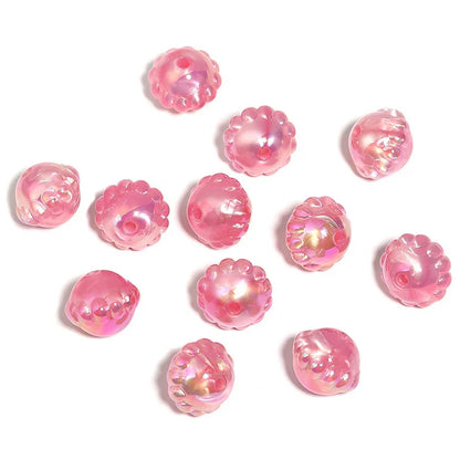 UV Coated Mysterious Planet Beads Acrylic Saturn Beads Loose Beads