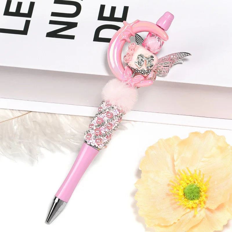 UV Coated Acrylic Butterfly Star Moon Vertical Hole Beads | DIY Sports Fan Bracelet & Keychain Craft Bead