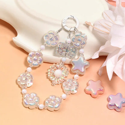 23mm Translucent Sequin Five-pointed Star Beads UV-plated Acrylic Star Beads