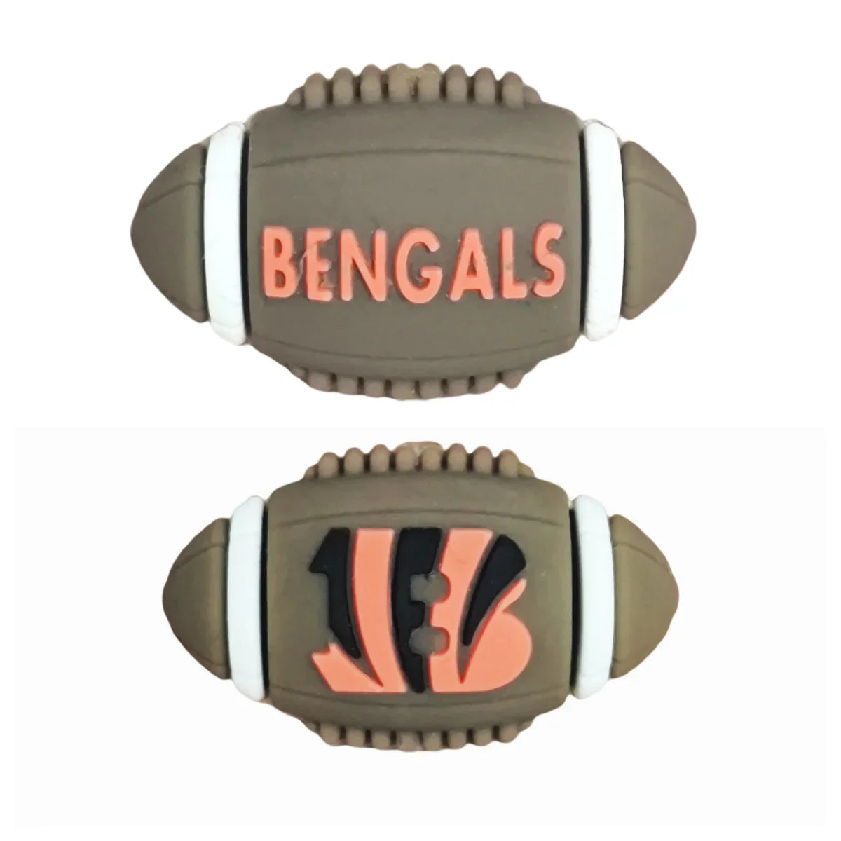 3D NFL Football Team Silicone Beads | DIY Sports Fan Bracelet & Keychain Craft Bead