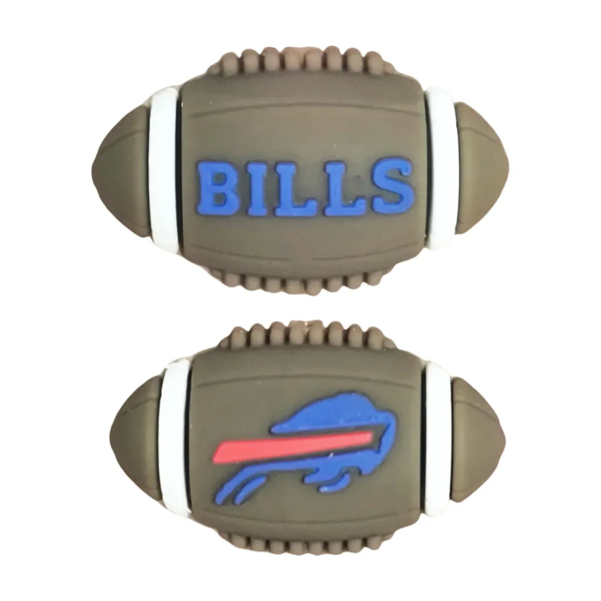 3D NFL Football Team Silicone Beads | DIY Sports Fan Bracelet & Keychain Craft Bead