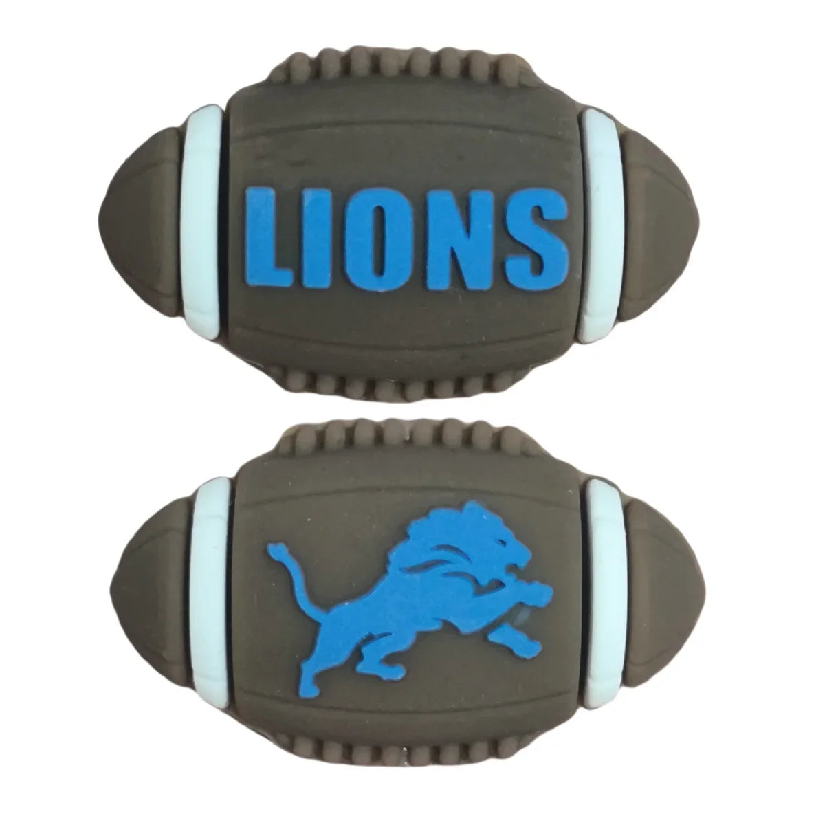 3D NFL Football Team Silicone Beads | DIY Sports Fan Bracelet & Keychain Craft Bead
