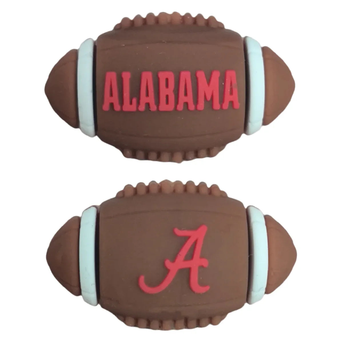 3D NFL Football Team Silicone Beads | DIY Sports Fan Bracelet & Keychain Craft Bead