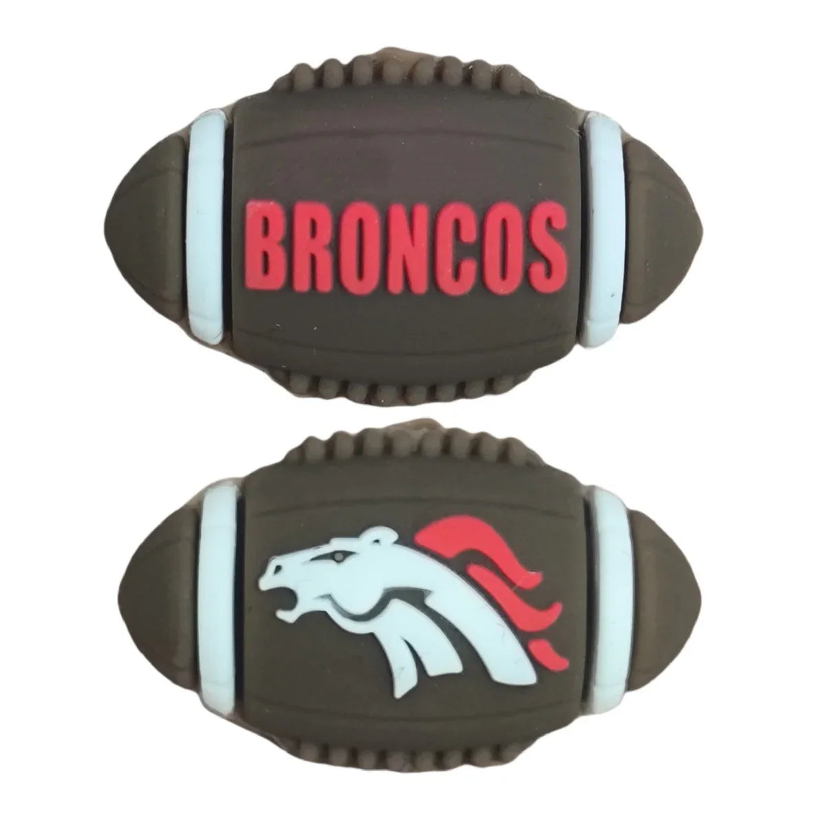 3D NFL Football Team Silicone Beads | DIY Sports Fan Bracelet & Keychain Craft Bead
