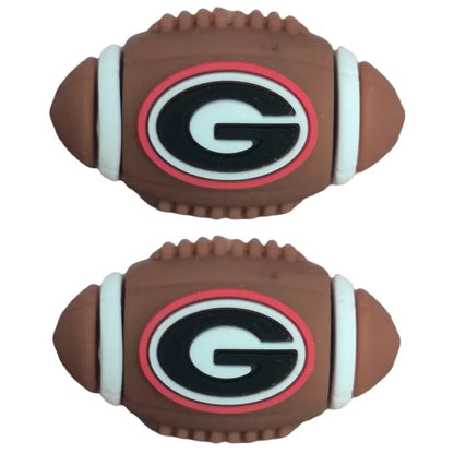 NCAA Game Day Sports Focal Beads Silicone Jersey & Helmet Beads for Beadable Pens DIY Crafts