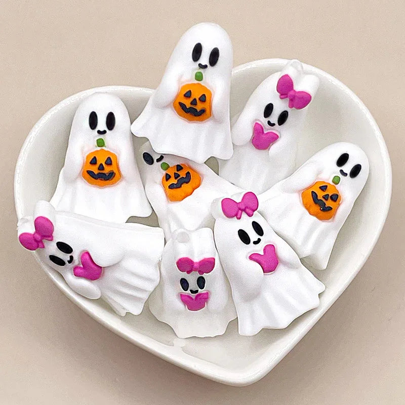 Halloween 3D Silicone Insert Focal Beads | Silicone Focal Bead for DIY Keychain & Pen Wrap