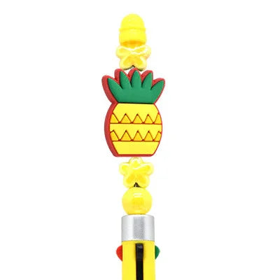 Cartoon Fruit Ballpoint Pen Focus Beads (Without Pen)