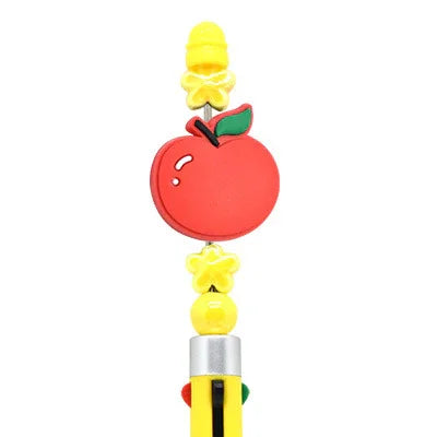 Cartoon Fruit Ballpoint Pen Focus Beads (Without Pen)
