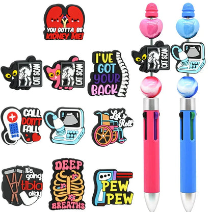 Doctor and Nurse Series Cartoon Silicone Focus Beads