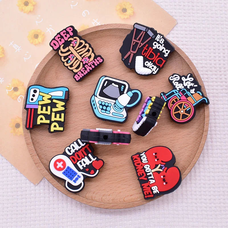 Doctor and Nurse Series Cartoon Silicone Focus Beads