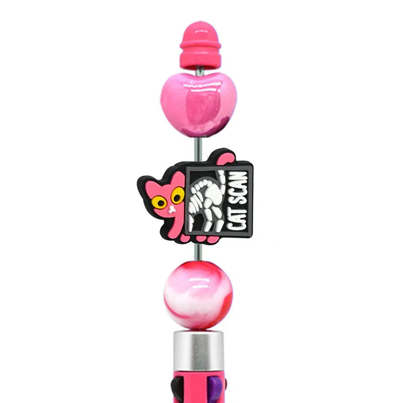 Doctor and Nurse Series Cartoon Silicone Focal Beads - Beadable Cat