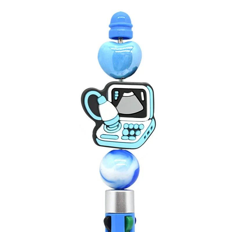 Doctor and Nurse Series Cartoon Silicone Focal Beads - Beadable Cat