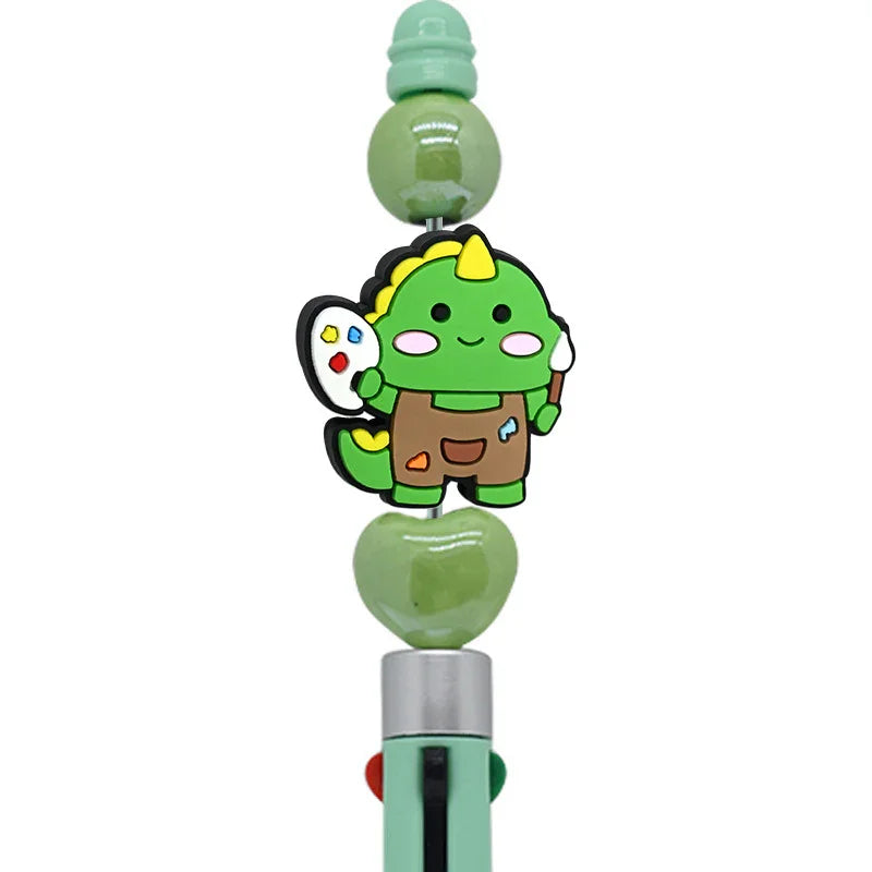 Cute Cartoon Little Dinosaur Silicone Focus Beads
