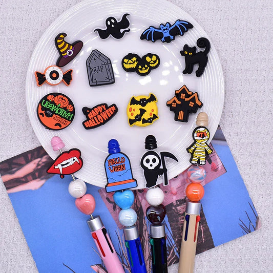 Halloween Cartoon Silicone Focus Beads Collection