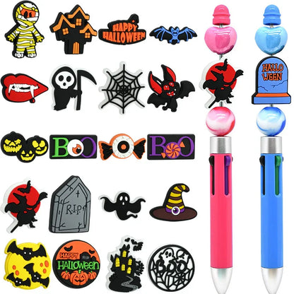Halloween Cartoon Silicone Focus Beads Collection