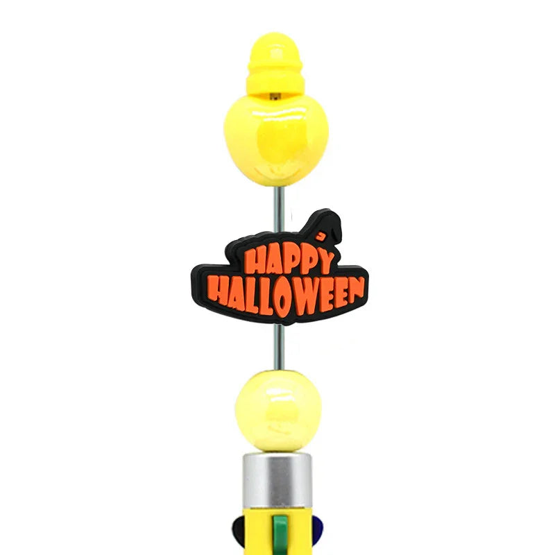 Halloween Cartoon Silicone Focus Beads Collection