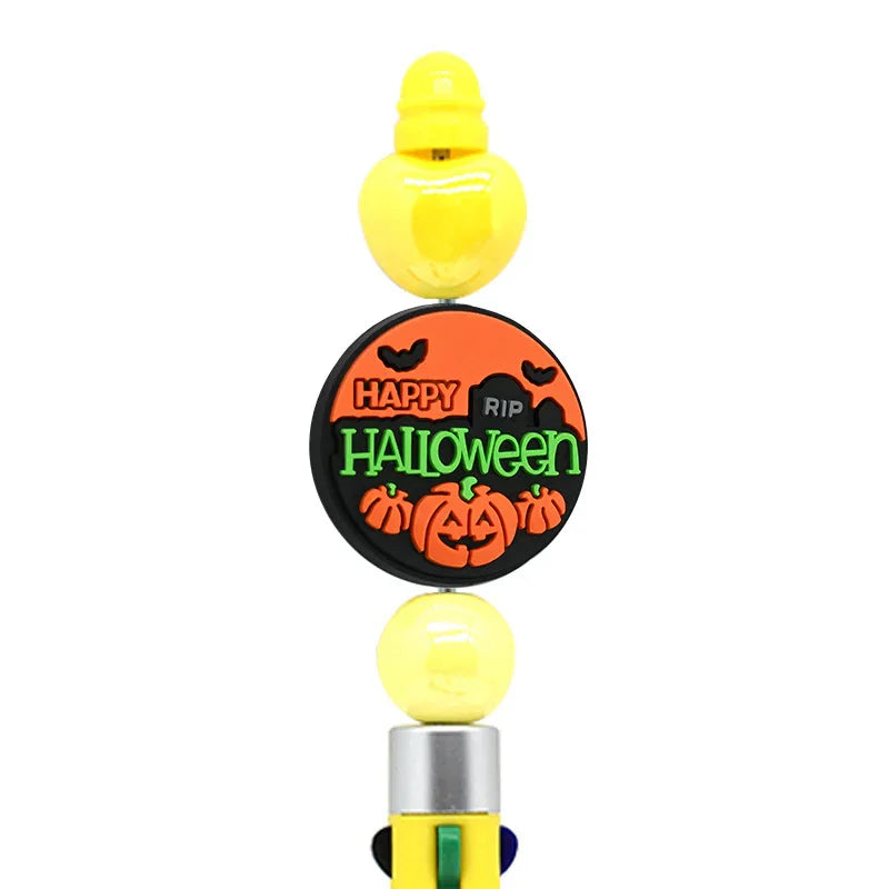 Halloween Cartoon Silicone Focus Beads Collection