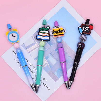 Ballpoint Pen Silicone Focus Beads Double-sided Focus Beads for The Upper School Season