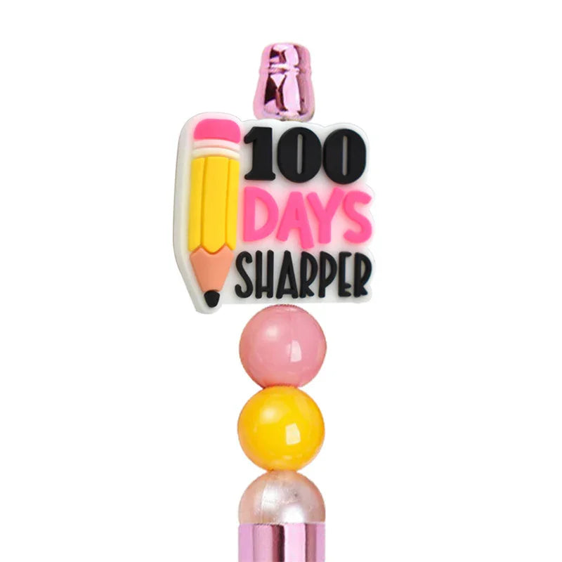 Ballpoint Pen Silicone Focus Beads Double-sided Focus Beads for The Upper | Silicone Focal Bead for DIY Keychain & Pen Wrap