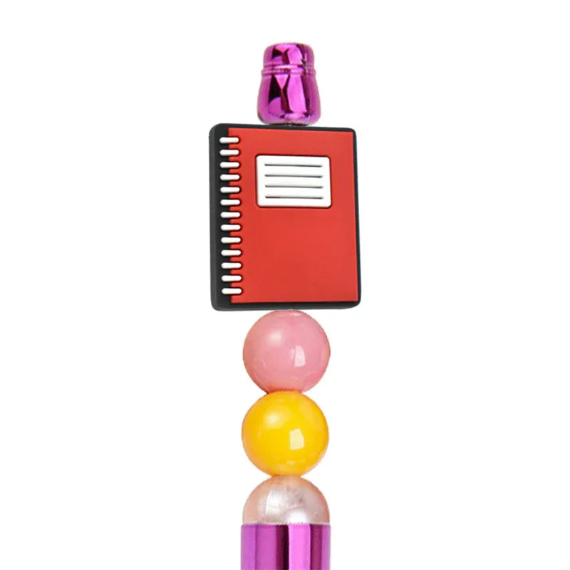 Ballpoint Pen Silicone Focus Beads Double-sided Focus Beads for The Upper | Silicone Focal Bead for DIY Keychain & Pen Wrap