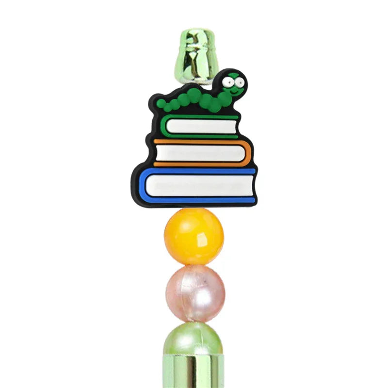 Ballpoint Pen Silicone Focus Beads Double-sided Focus Beads for The Upper | Silicone Focal Bead for DIY Keychain & Pen Wrap