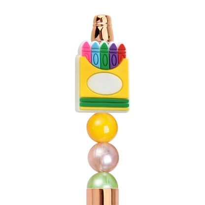 Ballpoint Pen Silicone Focus Beads Double-sided Focus Beads for The Upper School Season