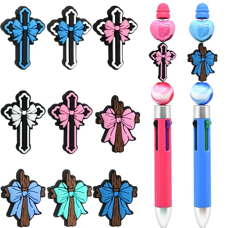 Cross Creative Bead Pen Silicone Focus Beads | Silicone Focal Bead for DIY Keychain & Pen Wrap