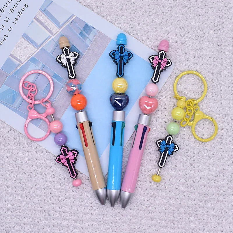 Cross Creative Bead Pen Silicone Focus Beads | Silicone Focal Bead for DIY Keychain & Pen Wrap